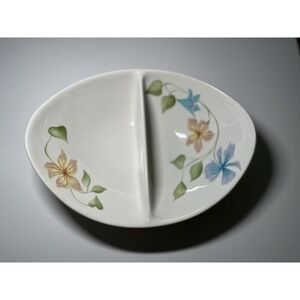 Vintage Iroquois‎ China  "Sleepy Hollow" divided serving dish by Ben Seibel